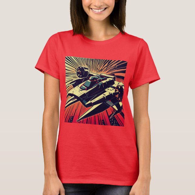Camiseta SF - Corte de Estrelas de Anime 1 (Frente)