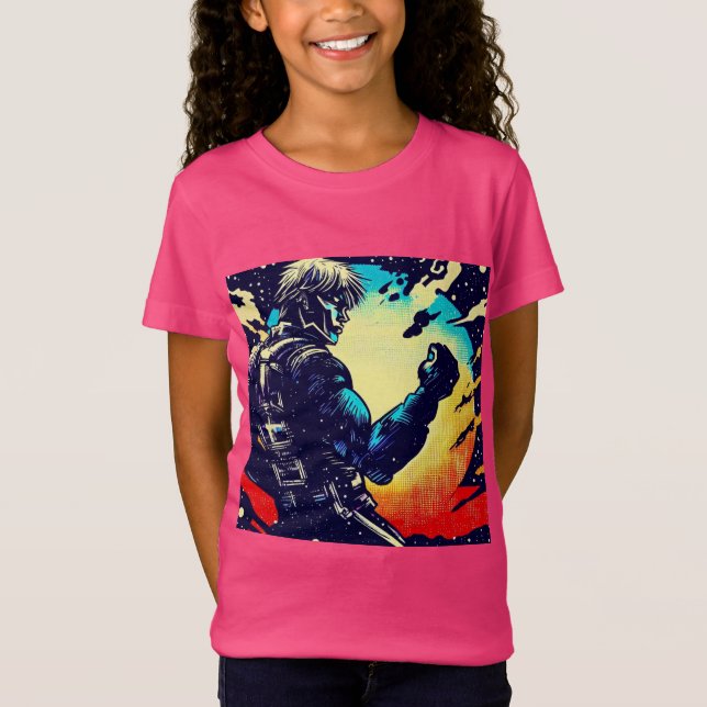Camiseta SF - Corte de Madeira de Herói 2 (Frente)