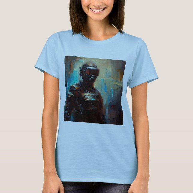 Camiseta SF - Cyberpunk Hero 1 (Frente)