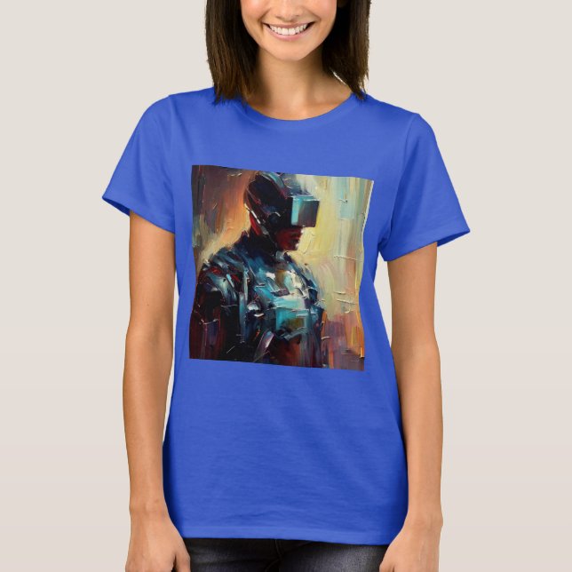 Camiseta SF - Cyberpunk Hero 3 (Frente)