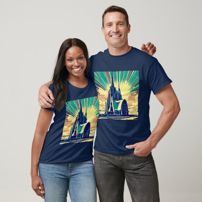 Camiseta SF Futurística Igreja 3 (Unissex)