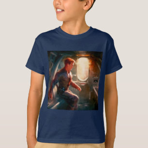 Camiseta SF Hero a bordo nave espacial 1