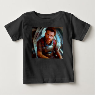 Camiseta SF Hero a bordo nave espacial 4