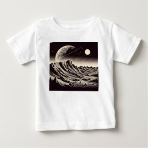 Camiseta SF Mars Landscape Woodcut 3