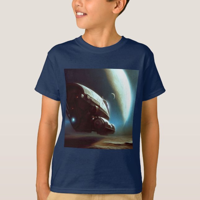Camiseta SF Orbiting Spaceship 1 (Frente)