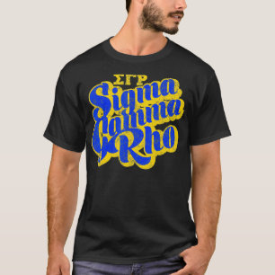 Camiseta SgRho 1922 HBCU Qualificada Sororidade para Poodl