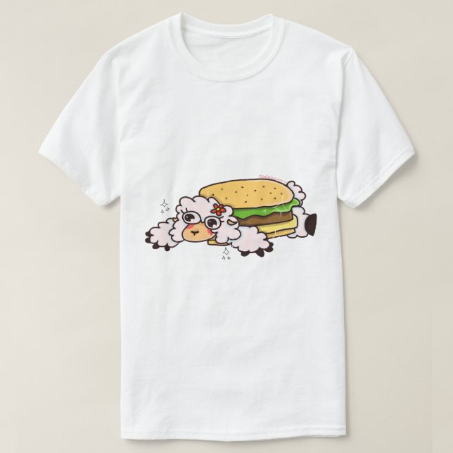 Camiseta Sha Burger a partir da &cota;Os Arquivos &quot da  (Frente do Design)