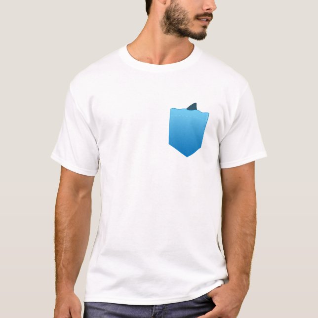 Camiseta Shaaark em meu bolso (Frente)