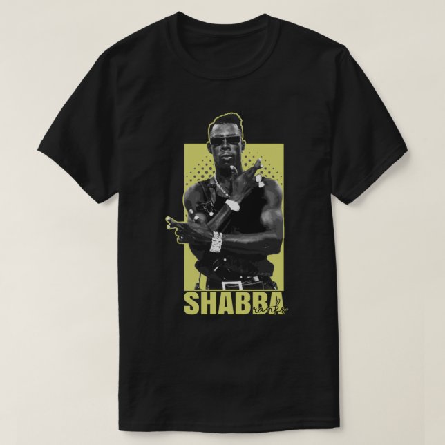 Camiseta shabba classifica as fileiras shabba (Frente do Design)