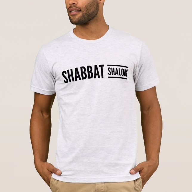 Camiseta Shabbat Shalom Sabá Messiânico (Frente)