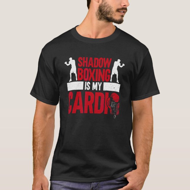 Camiseta Shadow Boxer é meu Boxer Boxer da Sombra do Cardio (Frente)