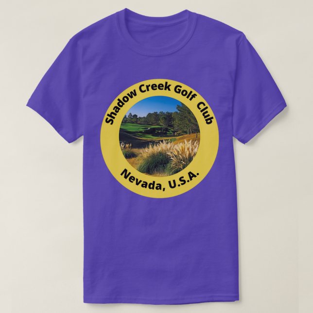 Camiseta Shadow Creek Golf Club Nevada U (Frente do Design)