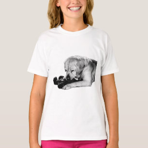 Camiseta Shadow Play - Labrador com Urso
