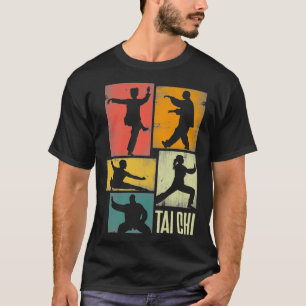 Camiseta Shadowboxer de Arte Marcial Tai Chi Silhouettes