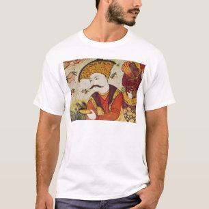 Camiseta Shah Abbas mim e um oferecimento do cortesão