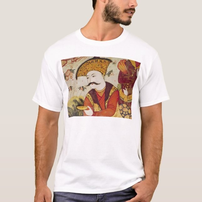 Camiseta Shah Abbas mim e um oferecimento do cortesão (Frente)