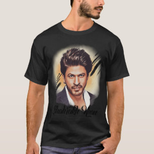 Camiseta Shahrukh Khan Retrat art