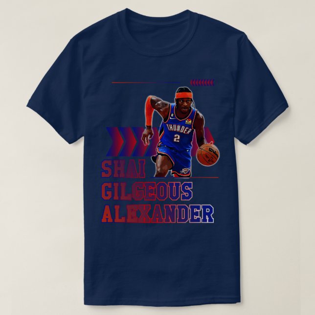 Camiseta Shai Gilgeous Alexander Basbol (Frente do Design)