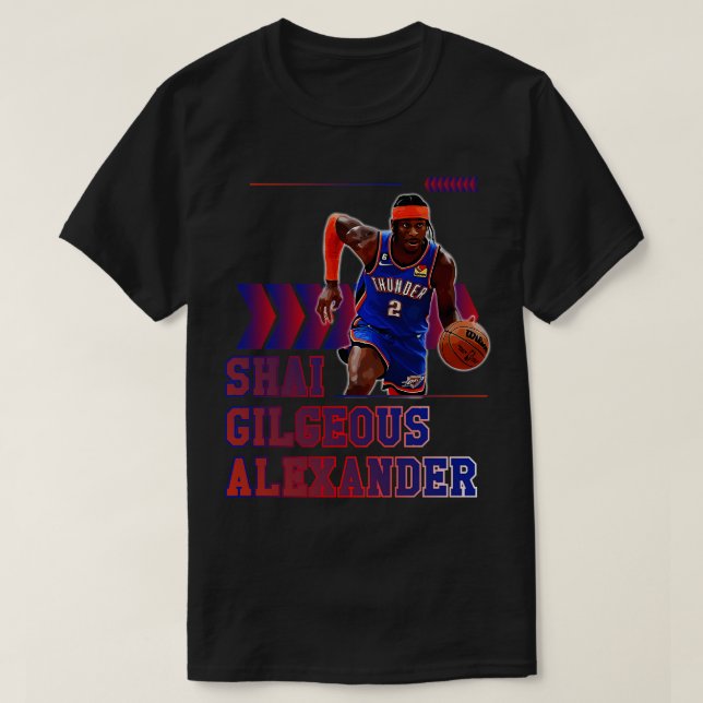 Camiseta Shai Gilgeous Alexander Basbol (Frente do Design)
