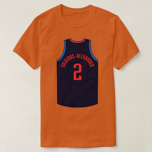 Camiseta Shai Gilgeous, Alexander Oklahoma City Jersey Quan (Frente do Design)