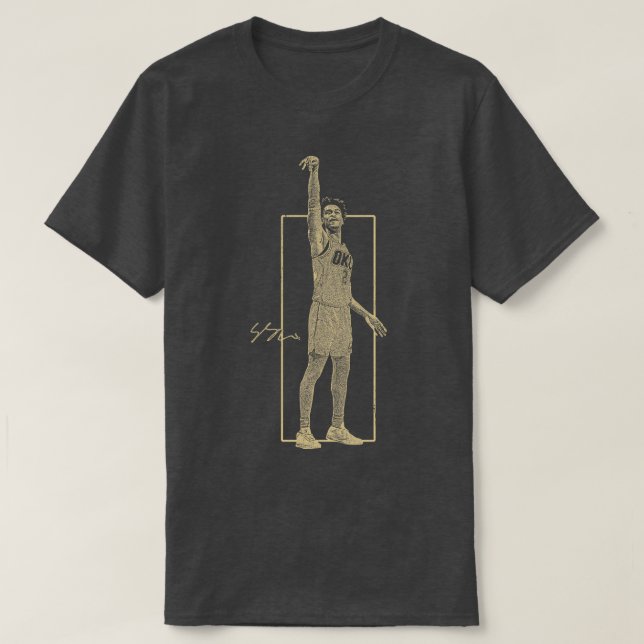 Camiseta Shai GilgeousAlexander (Frente do Design)