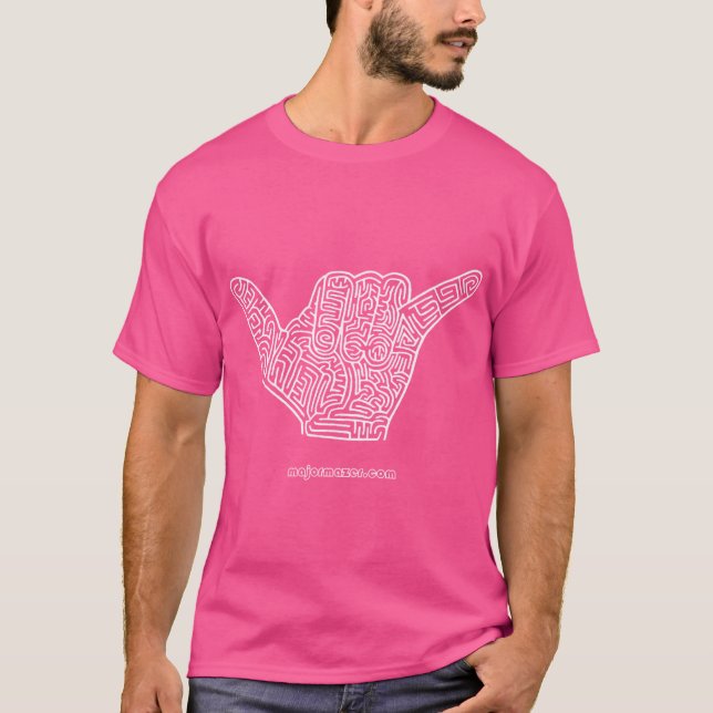 Camiseta Shaka Preto Branco (Frente)