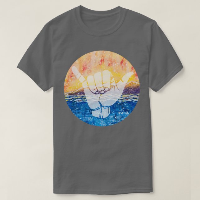 Camiseta Shaka Sunset 1 (Frente do Design)