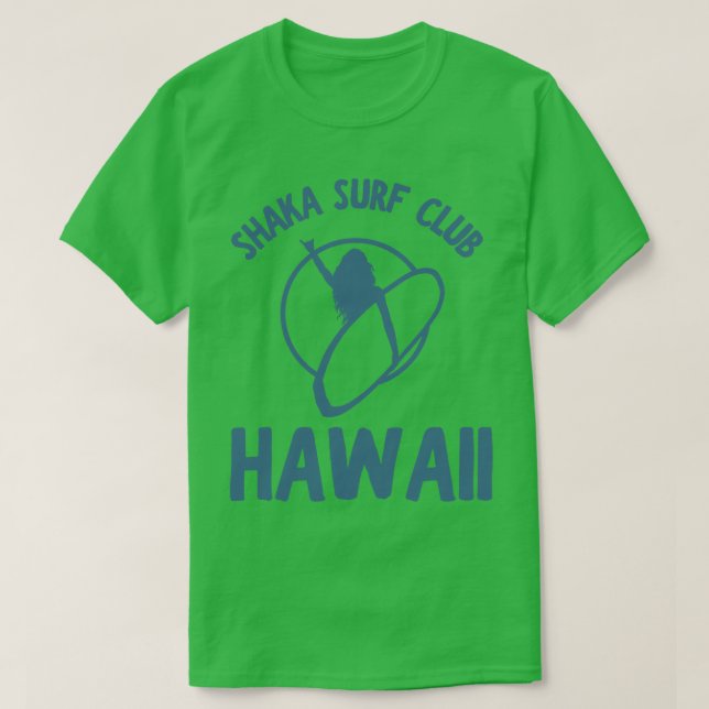 Camiseta Shaka Surf Club Hawaii TShirt (Frente do Design)