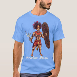 Camiseta Shaka Zulu líder guerreiro africano Rei africano J