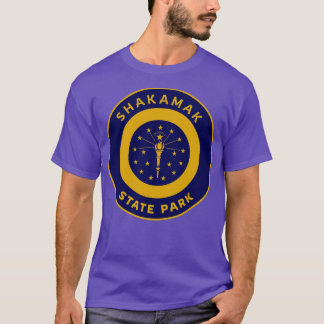 Camiseta Shakamak State Park Indiana Flag Bullseye