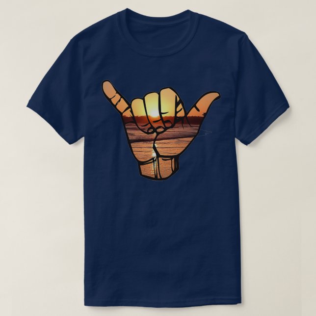 Camiseta Shakas Sunset (Frente do Design)