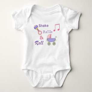 Camiseta Shake Rattle and Roll Baby Girl's Bonitão