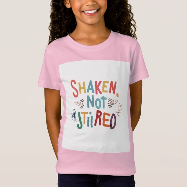 Camiseta "Shaken, Não Stirred." (Frente)