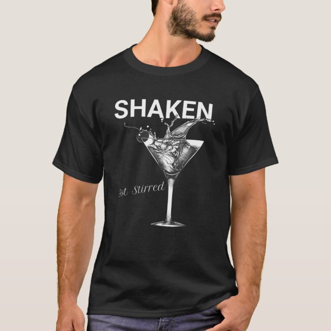 Camiseta Shaken Not Stirred (Frente)