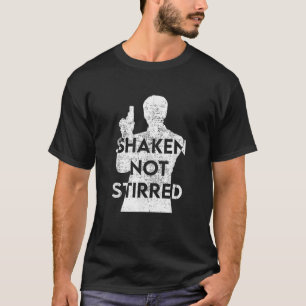 Camiseta Shaken Not Stirred Funny Cosplay Gift Shirt