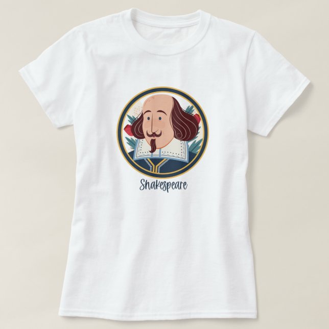 Camiseta Shakespeare (Frente do Design)