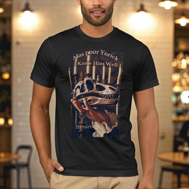 Camiseta Shakespeare Dinossaur Hamlet (Criador carregado)