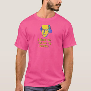Camiseta Shakespeare Humildade Cita Richard Iii Nas Costas