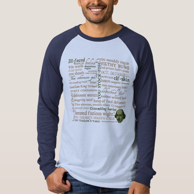 Camiseta Shakespeare insulta a coleção (Frente)