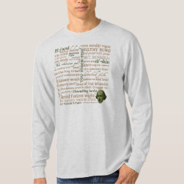 Camiseta Shakespeare insulta a coleção