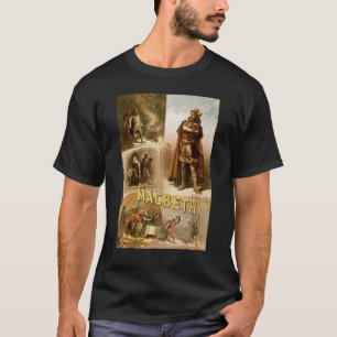 Camiseta Shakespeare Play Macbeth Shakespeare Inglês