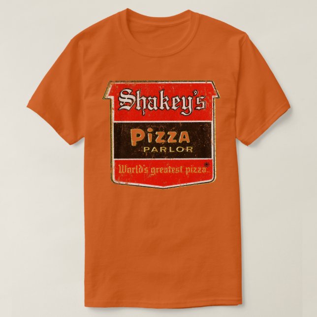 Camiseta Shakeys Pizza Parlor (Frente do Design)