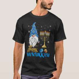 Camiseta Shalom Gnome Happy Hanukkah Chanukah