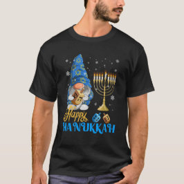 Camiseta Shalom Gnome Happy Hanukkah Chanukah