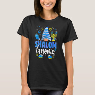 Camiseta Shalom Gnome Menorah Dreidel Hanukkah Chanukah jud