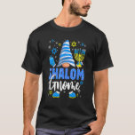 Camiseta Shalom Gnome Menorah Dreidel Hanukkah Chanukah jud<br><div class="desc">Shalom Gnomo Menorah Dreidel Hanukkah Chanukah Judaicas.</div>