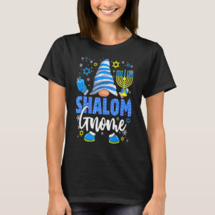 Camiseta Shalom Gnome Menorah Dreidel Hanukkah Chanukah jud