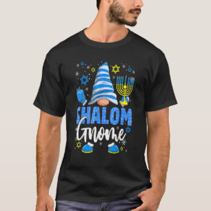 Camiseta Shalom Gnome Menorah Dreidel Hanukkah Chanukah jud