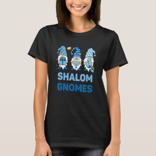 Camiseta Shalom Gnomos Judeu Hanukkah Pajamas Chanukah Holi