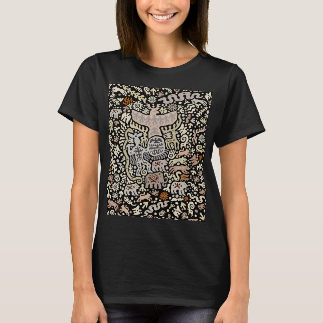 Camiseta Shaman Peyote Ritual (Frente)